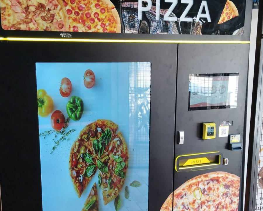 distributeur automatique de pizzas